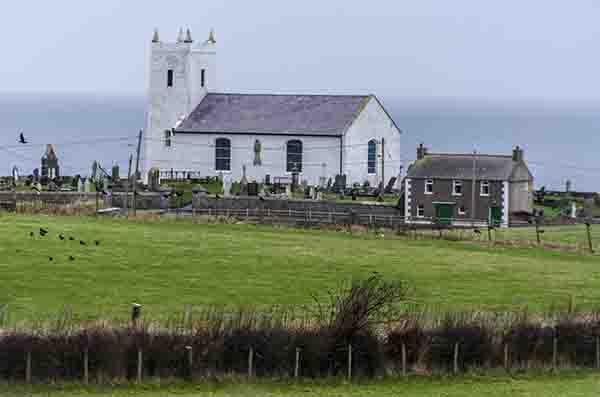 62 - Irlanda del Norte - Ballintoy - iglesia parroquial de Ballintoy